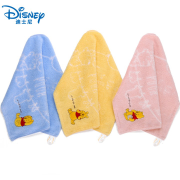 Disney Winnie the Pooh towel handkerchief square scarf cartoon soft water-absorbing quick-drying boy girl kids towel 34x34cm