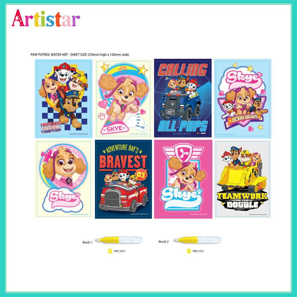 Paw Patrol Water Art Colouring Set 2 Paw Patrol Water Art Colouring Set 2