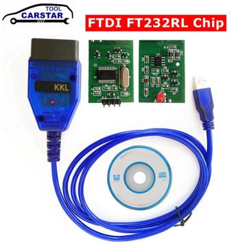 For VAG KKL Scanner Tool for VAG-KKL 409 with FTDI FT232RL Chip for vag 409 kkl OBD2 USB Interface Diagnostic Cable