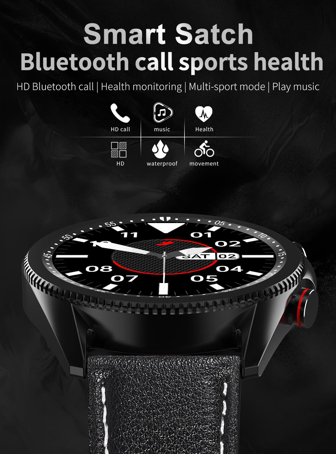 JWMOVE 2020 New Men Sports Smart watch with Heart Rate and Blood Pressure Monitoring Calls and Bluetooth