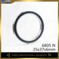 10pcs/lot 6805N-RS 6805 61805 6805-RD 6805N 25376 ball bearing 25x37x6mm bike bottom bracket repair bearing for HT2 BB51 GCR15