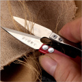 1 Pcs Sewing Scissors U Shape Zigzag Scissors Sewing Embroidery Thrum Yarn Shears Metal Scissors for Needlework Fabric Supplies
