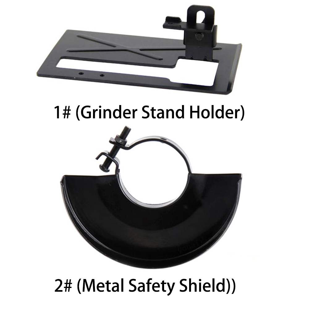 Thickened Angle Grinder Holder Shield Guard Bracket Adjustable Cutting Machine Support Stand Metal Woodworking Wheel Guard