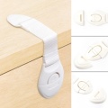 10 Pcs/lot Child Protection Baby Safety Plastic Child Lock Infant Security Door Stopper Castle Drawer Cabinet Toilet Safety Lock