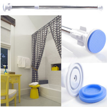 Telescopic Shower Curtain Rail Extendable Heavy Duty Steel Pole Rod NEW Aug8 Professional Factory price Drop Shipping