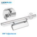 LUCKYLED Modern Led Mirror Light 3W 5W 7W 90-260V Waterproof Wall Lamp Bathroom Lighting Wall Mounted Industrial Stainless Steel