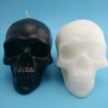 Halloween Wax Candle Skull Pure Beeswax Ghost Skull Candle Gift For Home Party Decoration