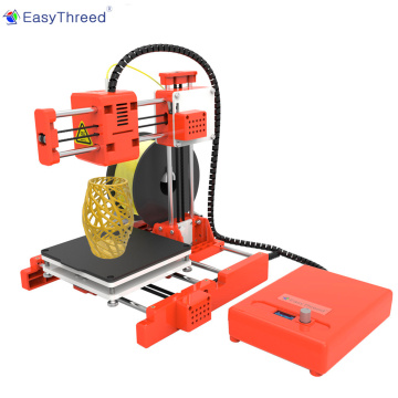 EasyThreed X2 Mini Desktop Children 3D Printer 100x100x100mm Mute Printing with LCD Screen TF Card PLA Sample Filament for Kids