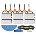 Cleaning Mop Cloths Replacement For Yeedi K700 K600 Vacuum Cleaner Parts Vacuum Cleaner Accessories Roller Brush Side Brushes