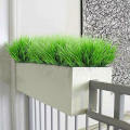 3pcs Artificial Outdoor Plants Fake Plastic Greenery Shrubs Wheat Grass Bush Plant Potted Simulation Grass 7 Fork Spring Grass