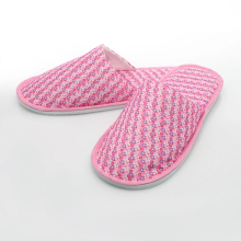 Patterned Fabric Disposable Slippers