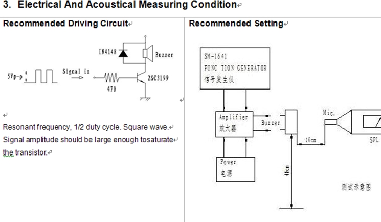 Acoustic Components SMD Buzzer 7525 3V 7.5*7.5*2.5mm