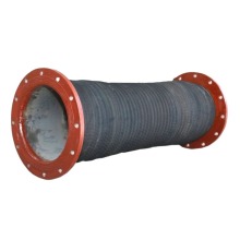 Wear resistance flexible suction and discharge rubber hose