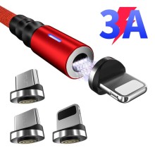 Strong Magnetic USB Cable Fast Charging Micro USB/Type C/I Series Smartphone Magnet Plug Charger Data Cable For Android/Iphone++