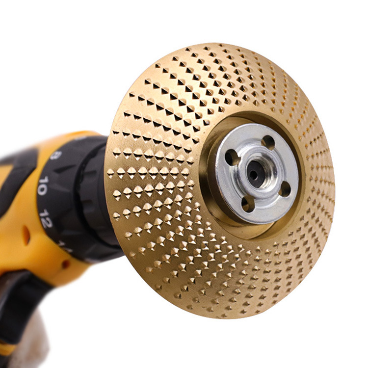 85mm Wood Shaping Disc Grinding Wheel Rotary Disc Sanding Polish Wood Carving Disc Tools For Angle Grinder 4inch Bore