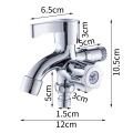 Antique Washing Machine Faucet Quality Brass Garden Bibcock Multi-function Fast on Tap Wall Mounted Alloy Bibcock Balcony Faucet