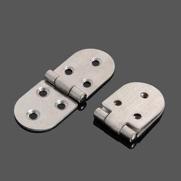 None 201 Stainless Steel Flush Hinges 180 degree Cabinet Hinges Door Semicircle Hinges Furniture Accessories