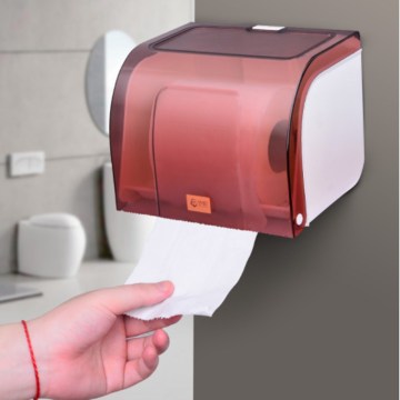 Toilet Paper Towel Tube Waterproof Toilet Hand Tray Toilet Tissue Box Suction Cup Free Punch Paper Tube Toilet Paper