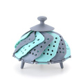 Creative PP Foldable Lotus Steamers Fruit Vegetable Storage Basket Kitchen Steaming Gadgets Perforated Strainer Drop Water Bowl