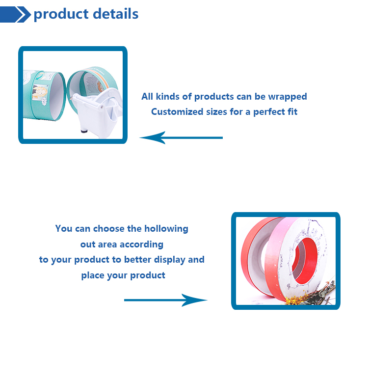 Paper tube round daily necessities packaging box