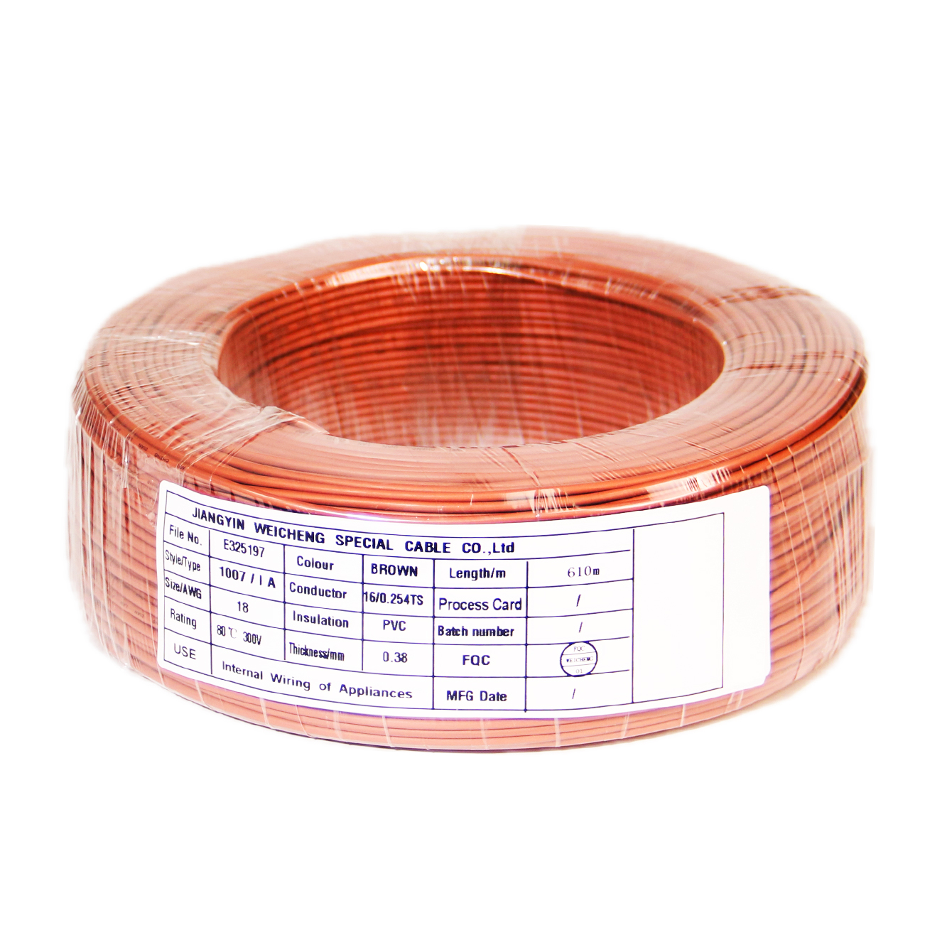 UL1007 18AWG