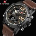 NAVIFORCE Watches Men Luxury Brand Quartz Analog Digital Leather Clock Man Sports Watches Army Military Watch Relogio Masculino