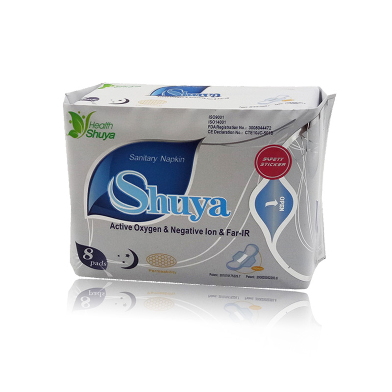 3 pack anion sanitary pads menstrual pad feminine hygiene Product cotton sanitary napkin Health shuya love anion pad 48 pieces