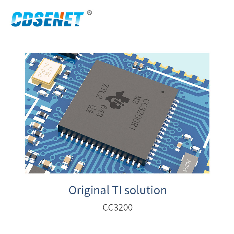 CC3200 2.4GHz Wifi Module CDSENET E103-W02 SMD rf Transceiver 2.4 ghz Wifi Transmitter Receiver For PCB Antenna