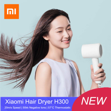 Xiaomi Mijia H300 Anion Hair Dryer 1600W Portable Hairdryer Diffuser New Negative Ion Hair Care Quick Dry for Home Use CMJ01ZHM