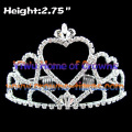 Crystal Heart Shaped Pageant Crowns