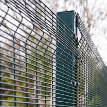High Security Galvanized Clear View 358 Anti-Climb Fence