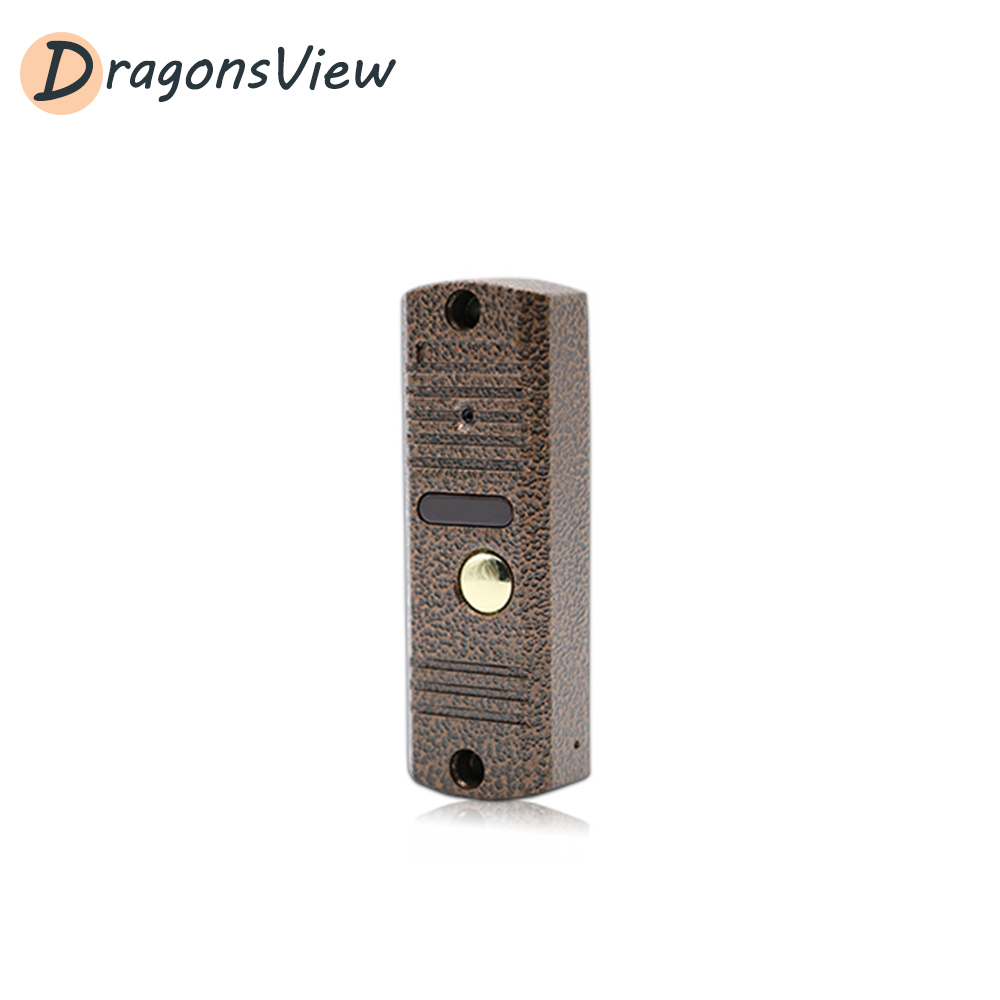 Dragonsview 4.3`` Video Doorbell Intercom Night Vision wired Video Door Phone Apartments Waterproof Doorbell Call Panel