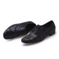 Breathable Dance Shoes Men standard Snakeskin Sneakers Leather Jazz Modern Men Ballroom Dancing Sports Shoes