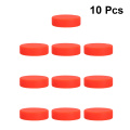 10 Hockey Pucks Hardness Adjustable Orange Durable Sports Supplies Training Balls Hockey Balls for Players Athletes Beginners