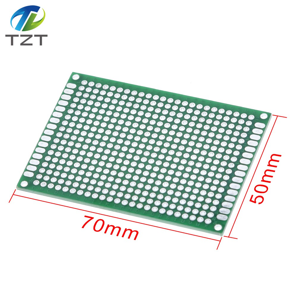 10PCS Double side Prototype PCB Tinned Universal board 5x7 5*7cm green