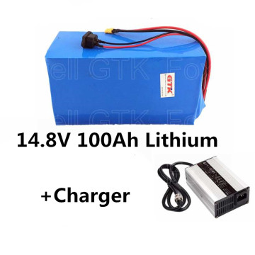 14.8V 100Ah Lithium battery pack li ion for boat solar storage Motorcycle autostarting UPS solar system RV solar street light
