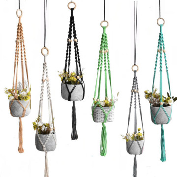 New arrival plant hanger pot hanger pot tray plant tray macrame plant hanger pot hanger