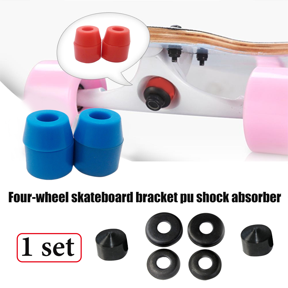 Wear Resistant Skateboard Shock Absorber Outdoor Sports High Elastic Soft For 7 Inch Bracket Universal Bushings Washers PU Mini