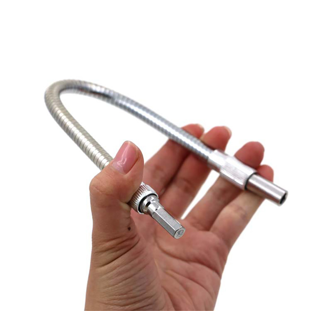 Flexible Shaft for Electronic Drill 20/30CM Metal Easy Flexible Bending Shaft Connecting Adapter Link for Electronic Drill