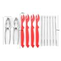 12PCS Crab Nut Crackers and Forks Shellfish Lobster Leg Crackers and Picks Kitch
