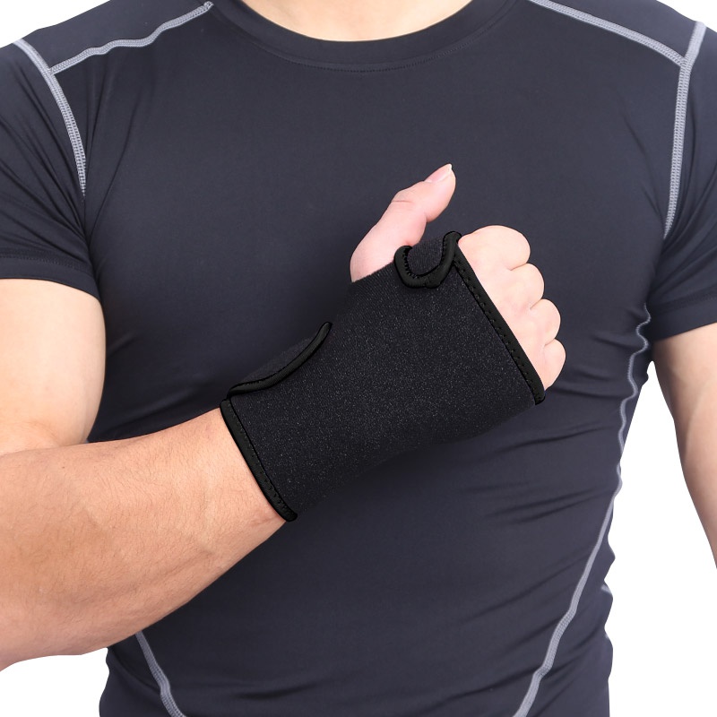 Useful Splint Sprains Arthritis Band Belt Carpal Tunnel Hand Wrist Support Sport Safety Brace Solid Black