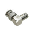 1Pcs BNC Male plug to BNC Female jack Right angle RF Adapter Connector Coaxial High Quanlity