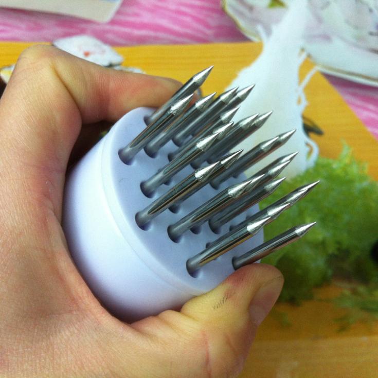 Professional Stainless Steel Needle Meat Tenderizer Steak Cooking Barbeque Tools Kitchen accessories