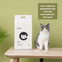 Tofu cat litter milk fragrance deodorant dust-free bentonite clump cat litter cat supplies 6L