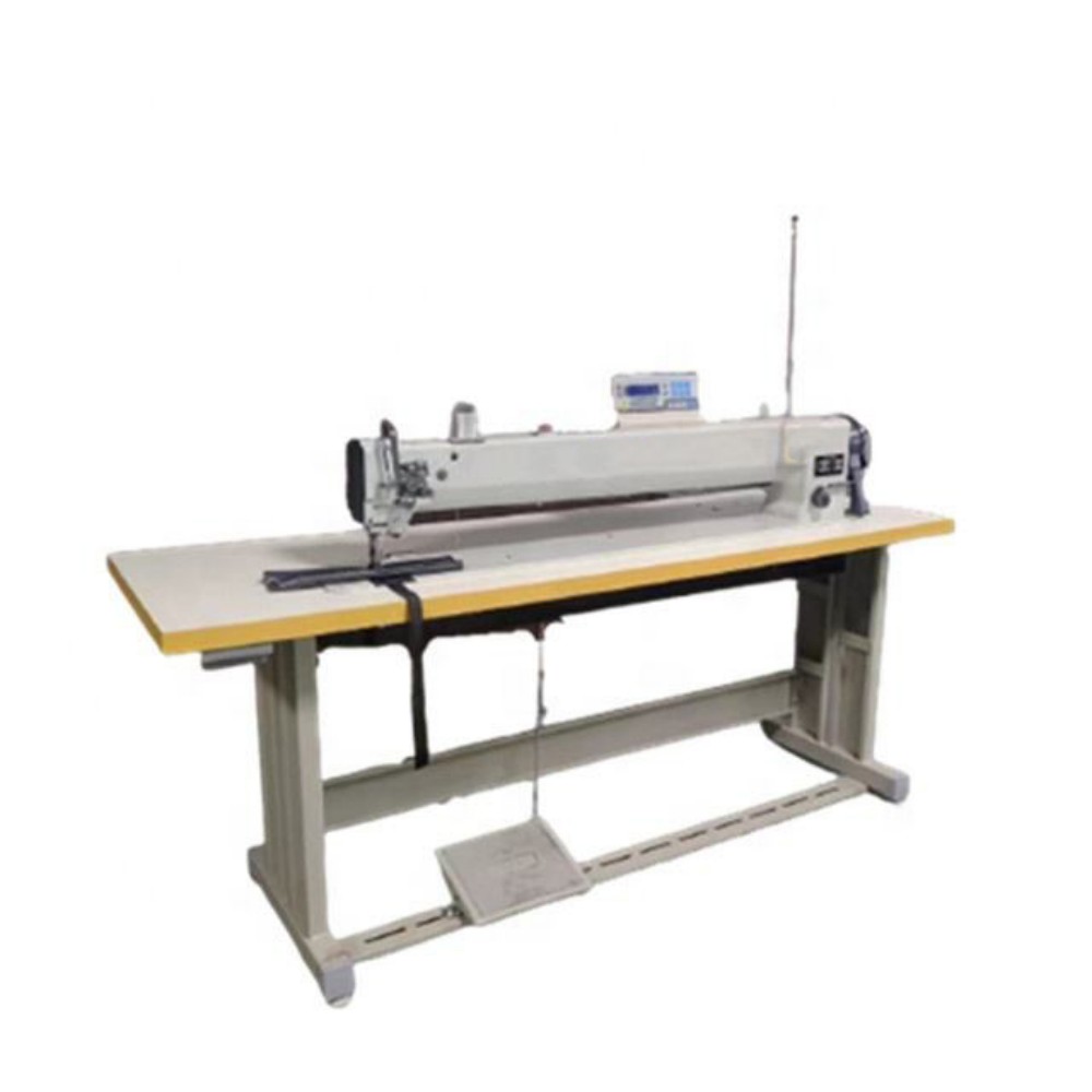 HM-8400L Electronic Double Needle Long Arm Walking Foot Sewing Machine Sofa Machine (3)