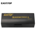 EASTTOP Blues Harmonica 10 Holes Music Instruments Chromatic Instrumentos Harp Diatonic Mouth Organ T002
