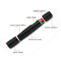 Green Laser Pointer Pen High Power 532NM Grid Pattern Flashlight Type Bright Single Point Green Laser + 18650 Battery + Charger