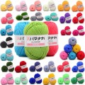 25g Soft Cotton 5PCS Craft Baby Knitted Wool Colorful Crochet Pack of soft Knitting babycare Craft Yarn Sweater Thread