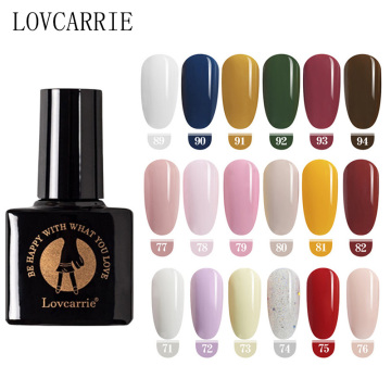 LOVCARRIE Nail Gel Polish UV Gellak 6.5ml Esmalte Gel Pastel Color Semi Permanent Nails Paint Hybrid Varnish for Nail Art 2020