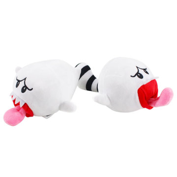 18cm/26cm Anime Mario Bros Yoshi Boo Ghost Long Tongue White Mushroom Plush Toy Christmas Presents Cartoon Doll Kawaii Plush